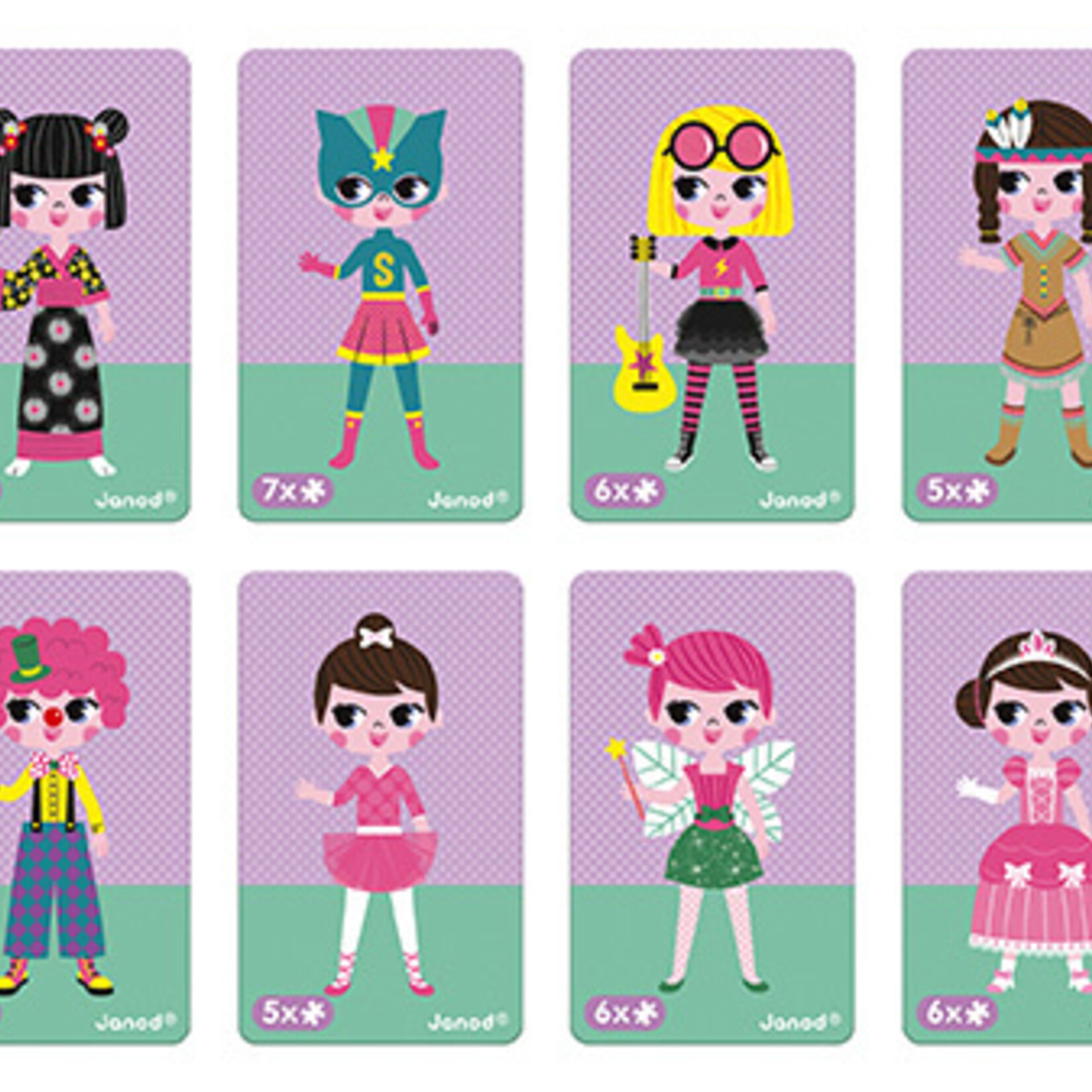 Girls' Costumes Magneti' Book