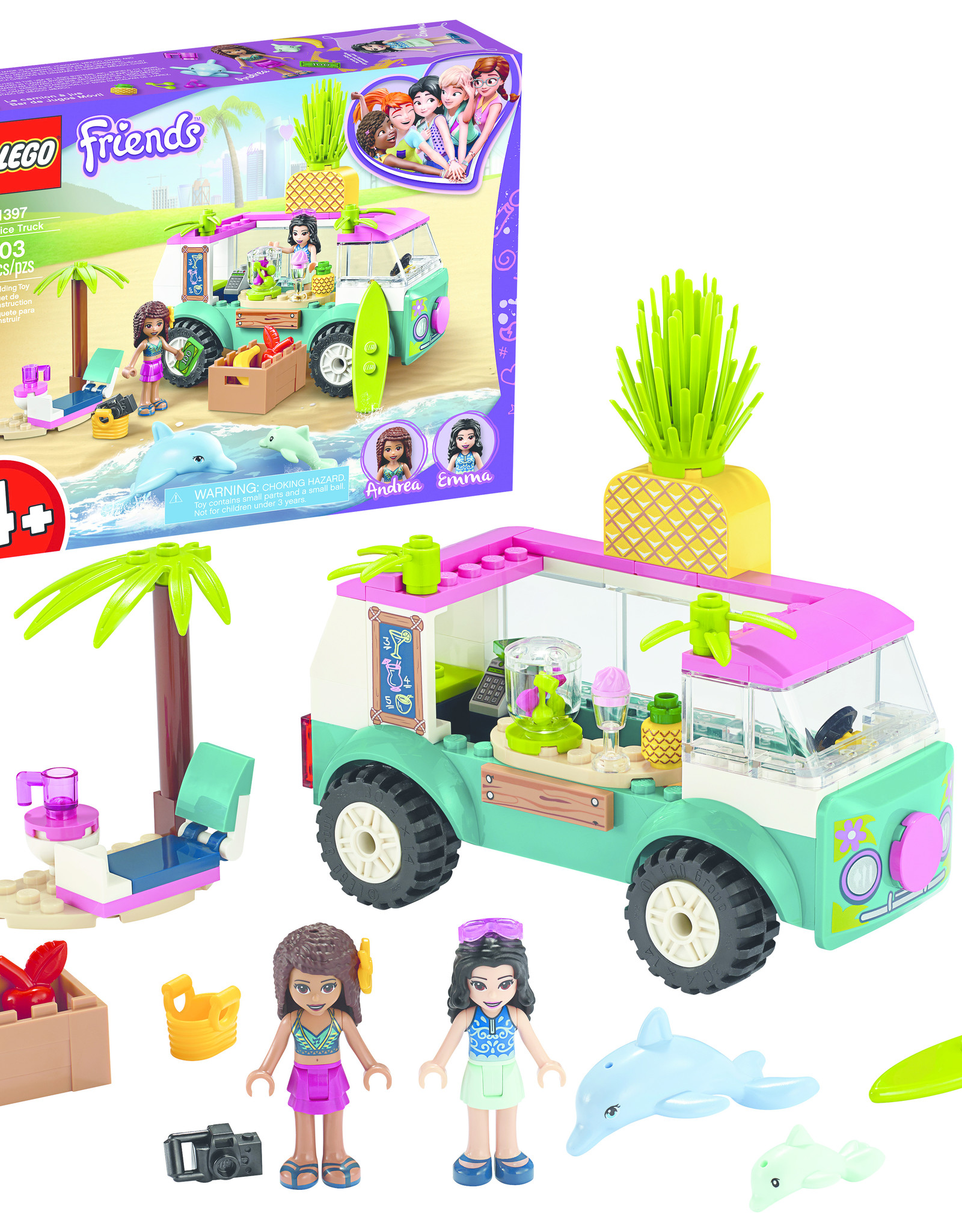 lego friends smoothie truck