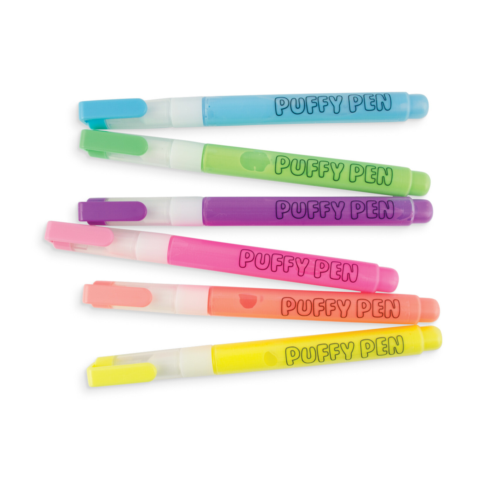 Magic Neon Puffy Pens (Set of 6)