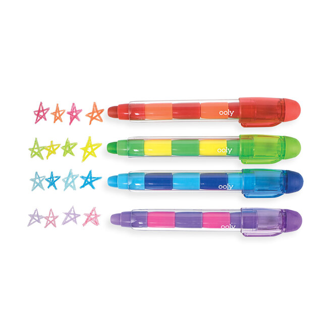 Presto Chango Jumbo Erasable Crayon Sticks - Set of 4