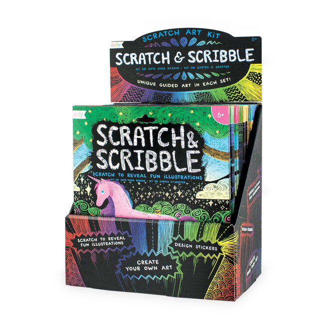 SCRATCH & SCRIBBLE ART KIT
