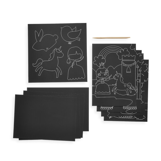 SCRATCH & SCRIBBLE ART KIT