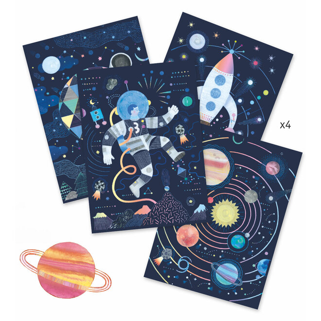 Petit Gifts - Scratch Boards - Cosmic Mission