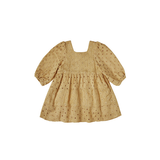 Gretta Baby Doll Dress - Goldenrod