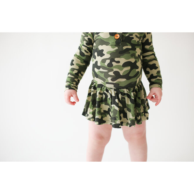 Cadet - Long Sleeve with Twirl Skirt Bodysuit