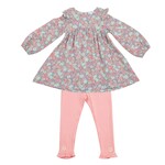 Vintage Garden Ruffle Dress