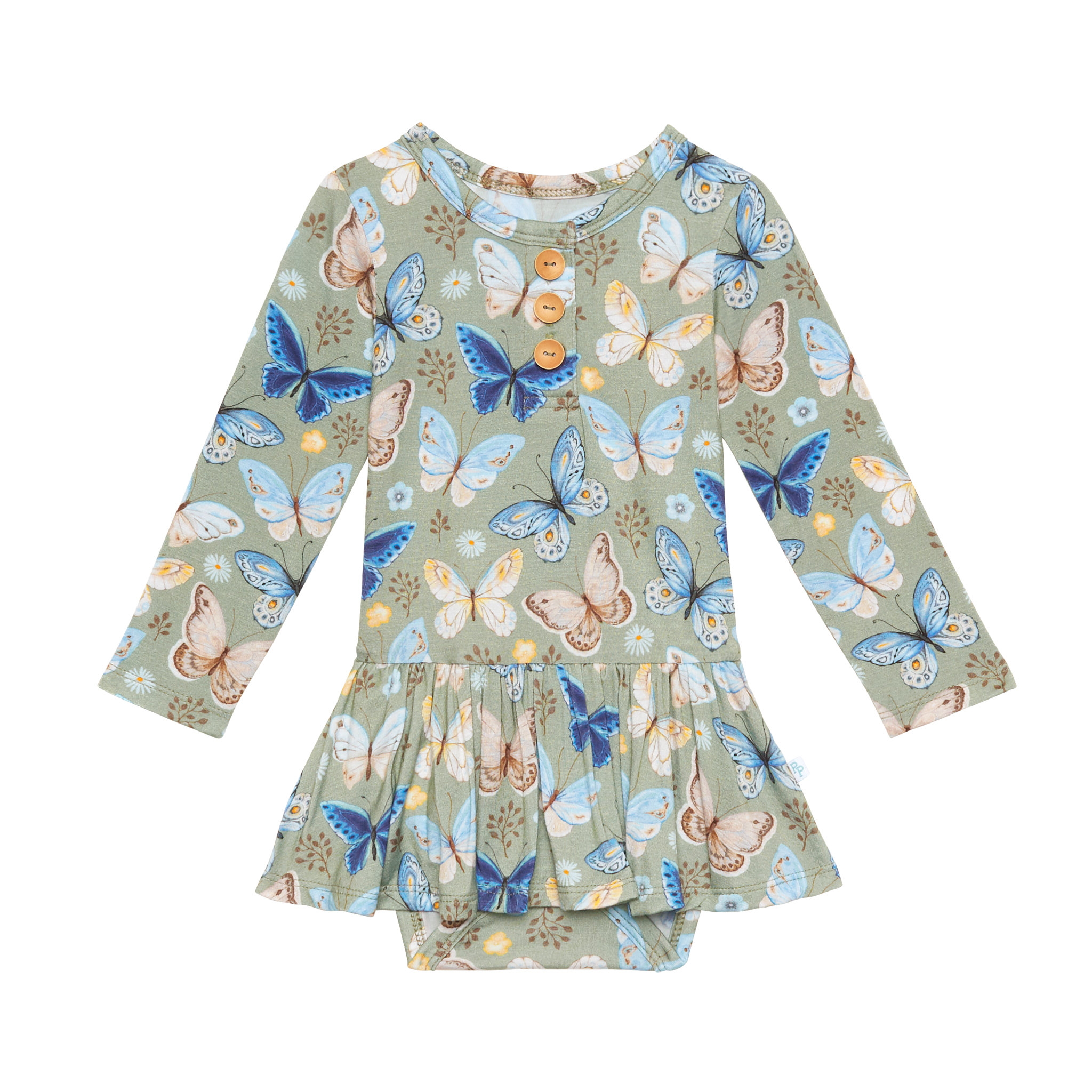 long sleeve skirted bodysuit