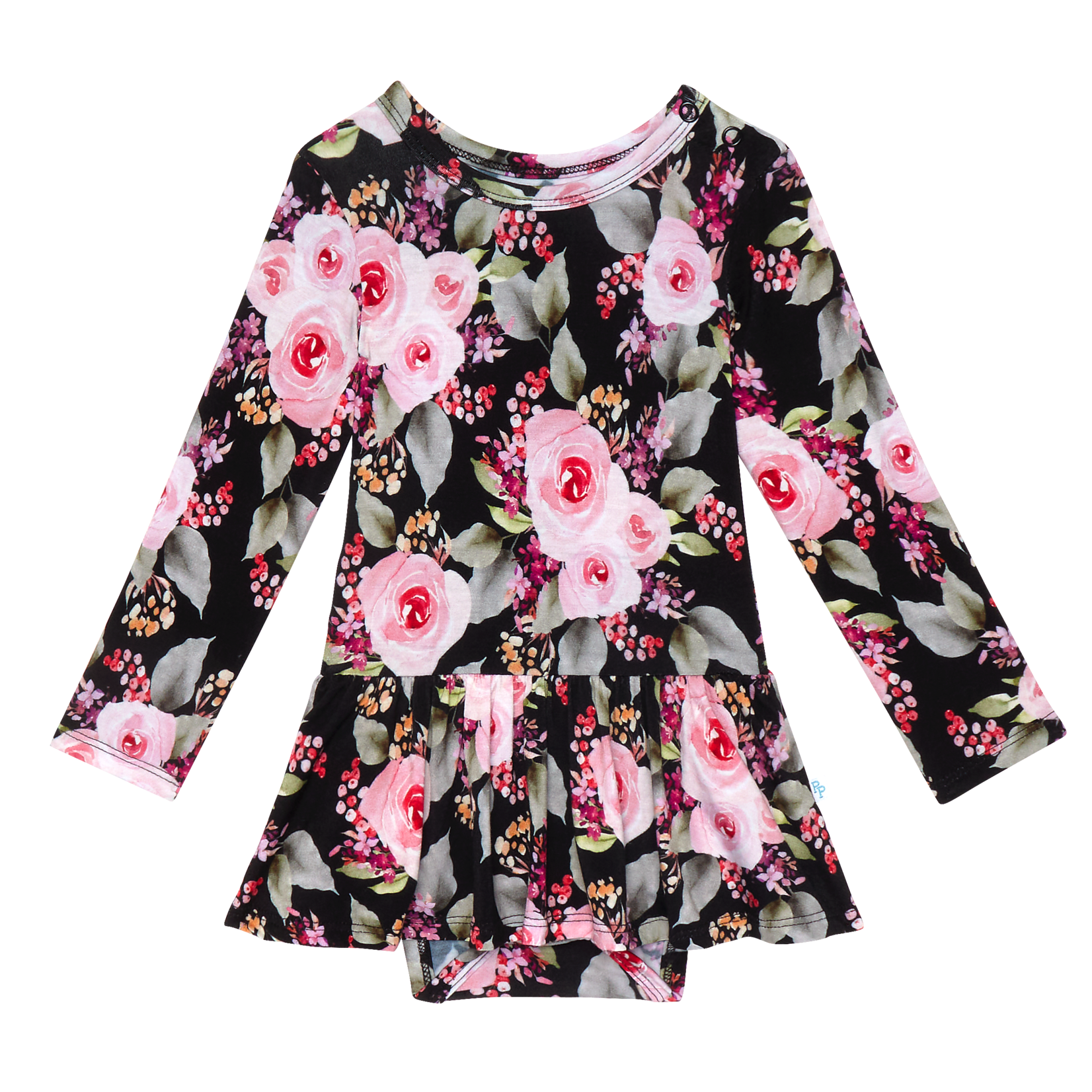 Posh Peanut Milana - Long Sleeve Twirl Skirt Bodysuit