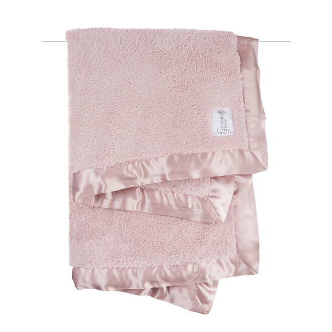 Chenille Blanket - Dusty Pink