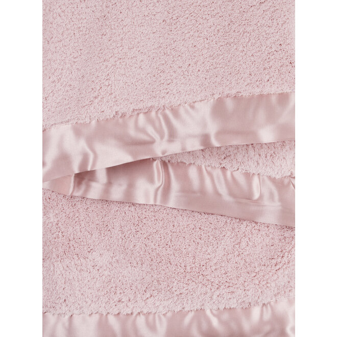 Chenille Blanket - Dusty Pink
