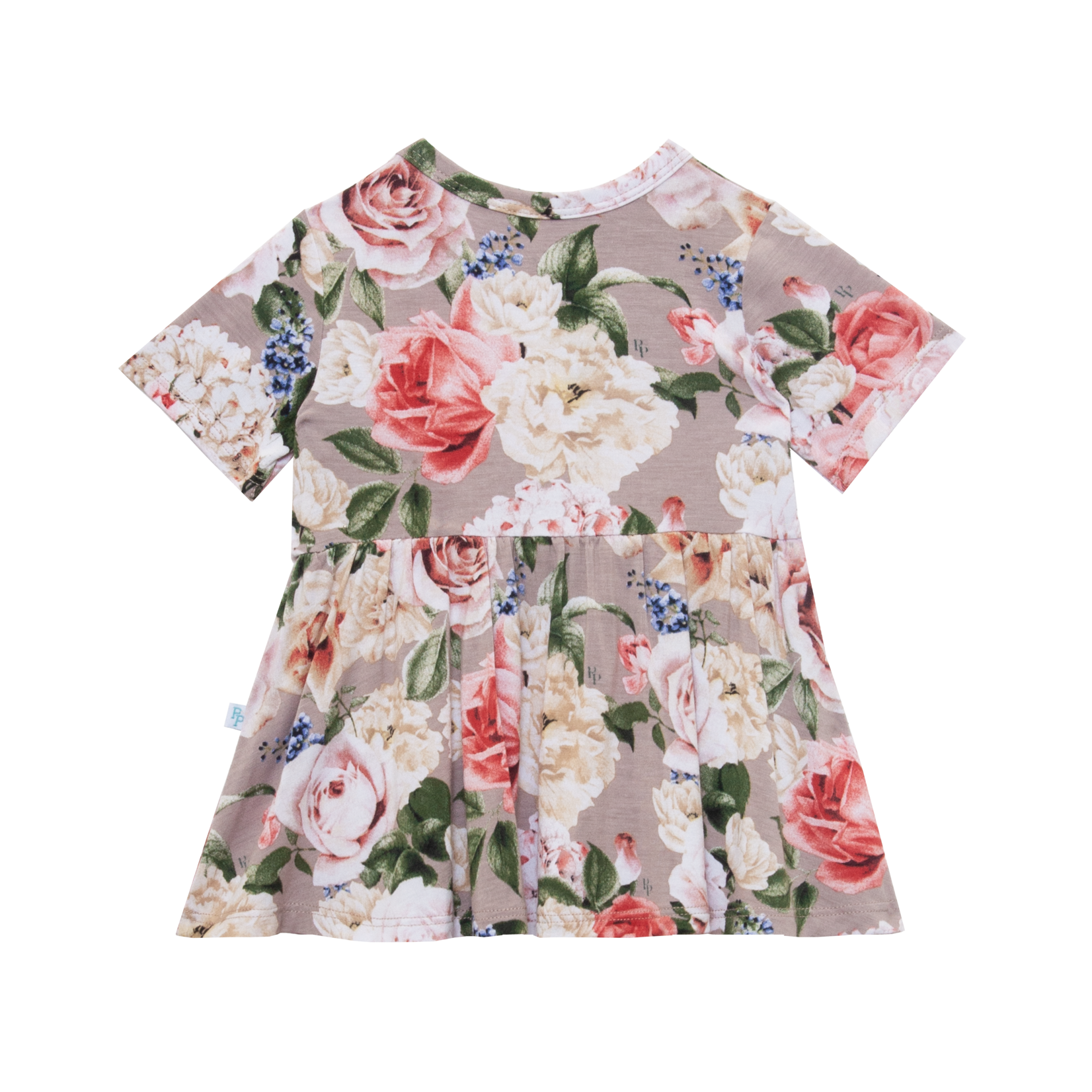 Posh Peanut Cassie - Short Sleeve Peplum Top & Bloomer Set