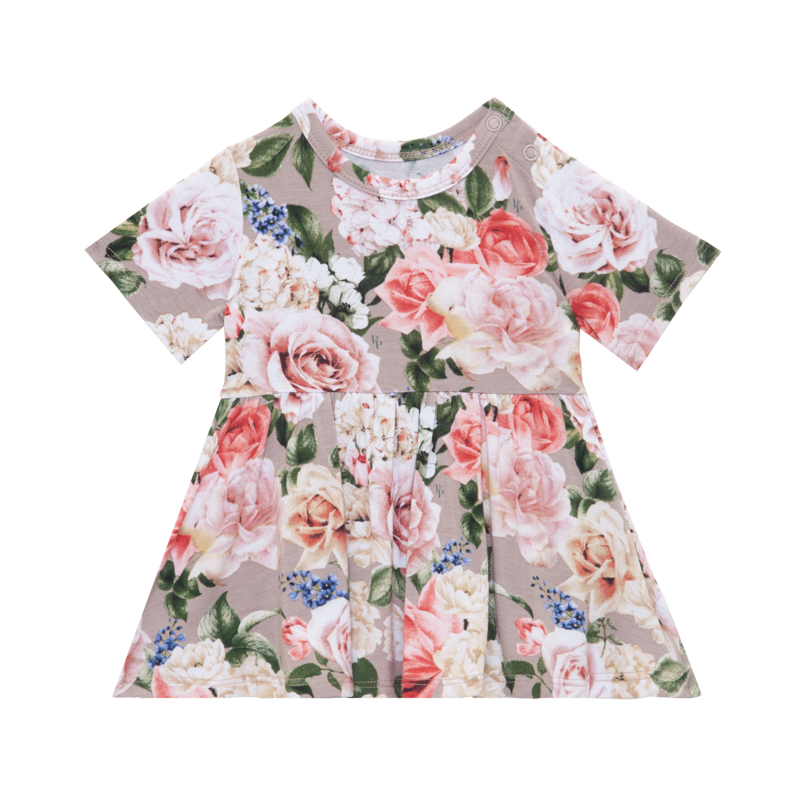 Posh Peanut Cassie - Short Sleeve Peplum Top & Bloomer Set
