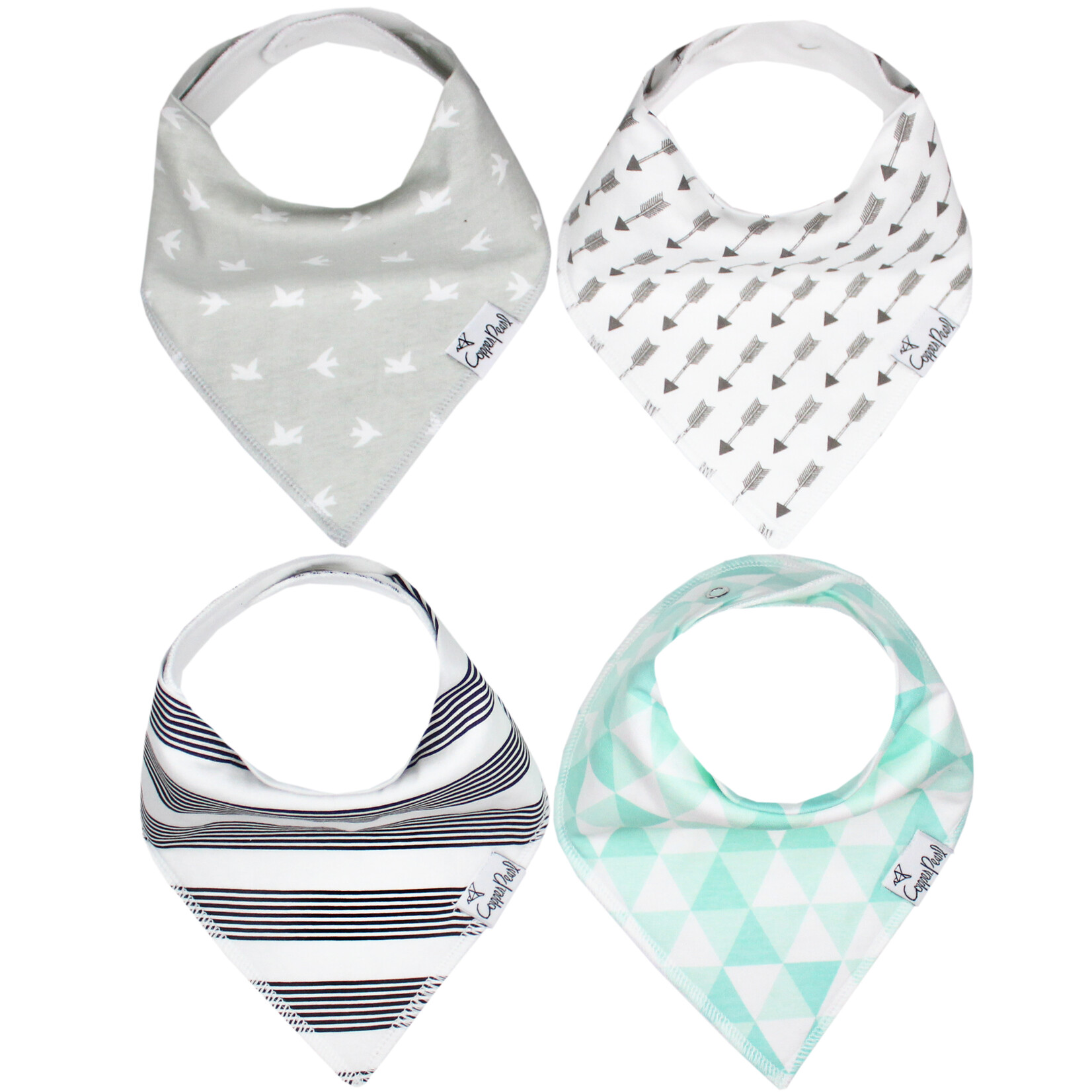 Tribe Baby Bandana Bib Set (4-pack)