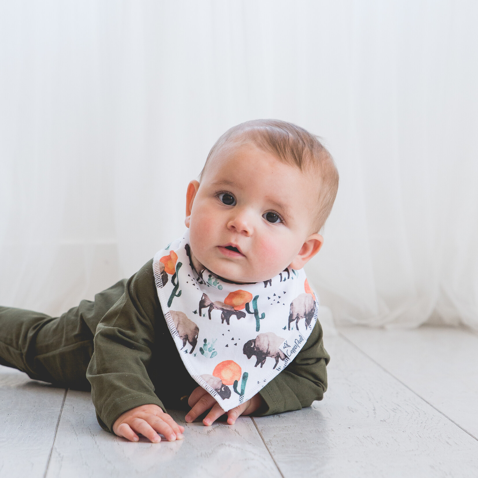 Bison Baby Bandana Bib Set (4-pack)