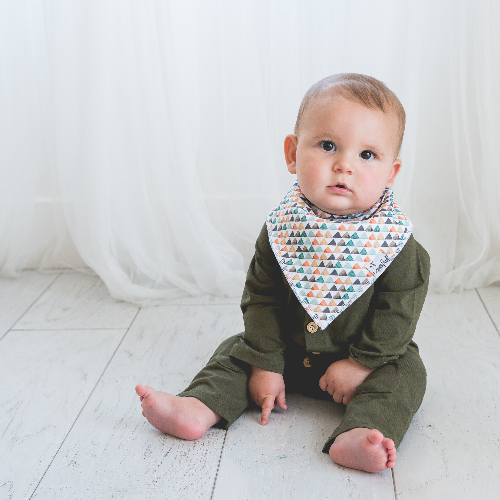 Bison Baby Bandana Bib Set (4-pack)
