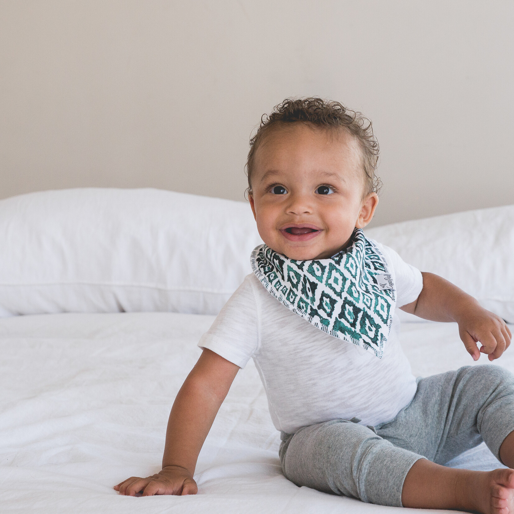 Bison Baby Bandana Bib Set (4-pack)