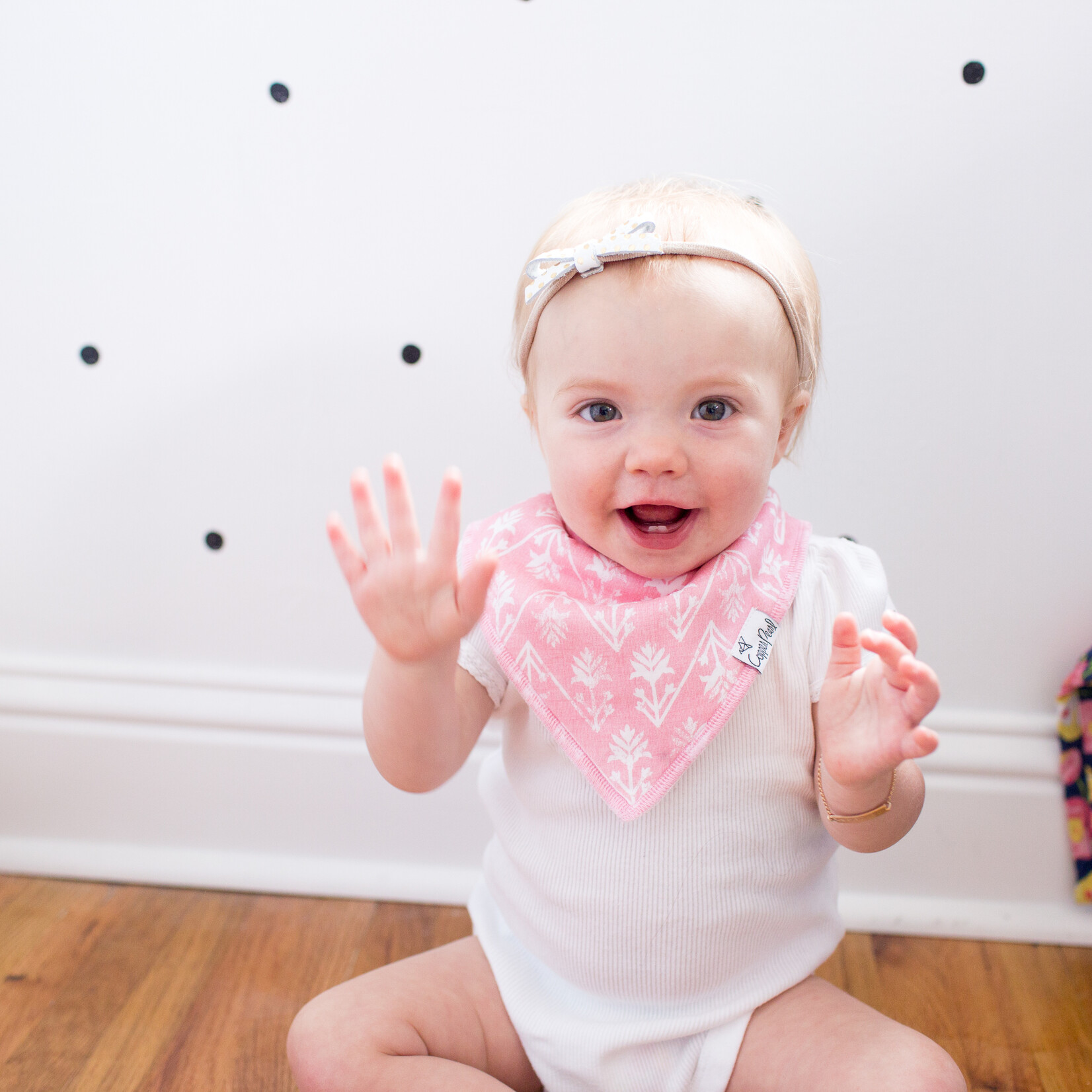 Claire Baby Bandana Bib Set (4-pack)