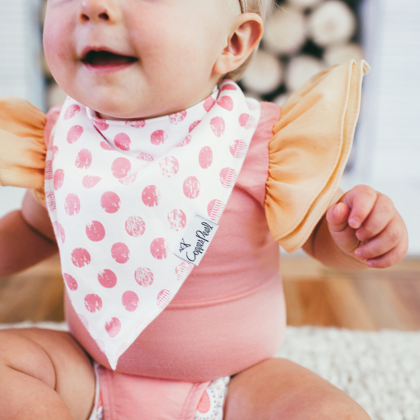 Claire Baby Bandana Bib Set (4-pack)