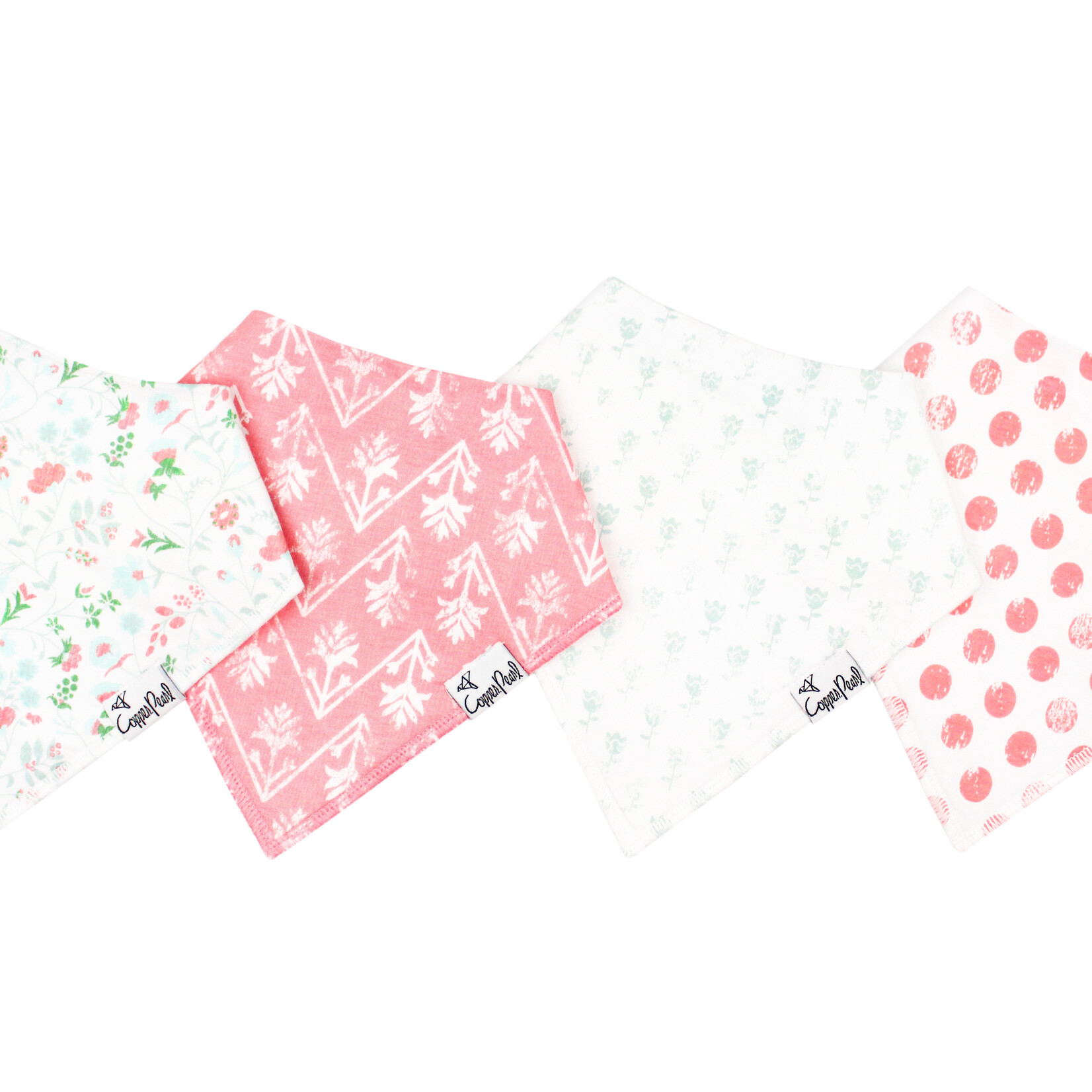 Claire Baby Bandana Bib Set (4-pack)
