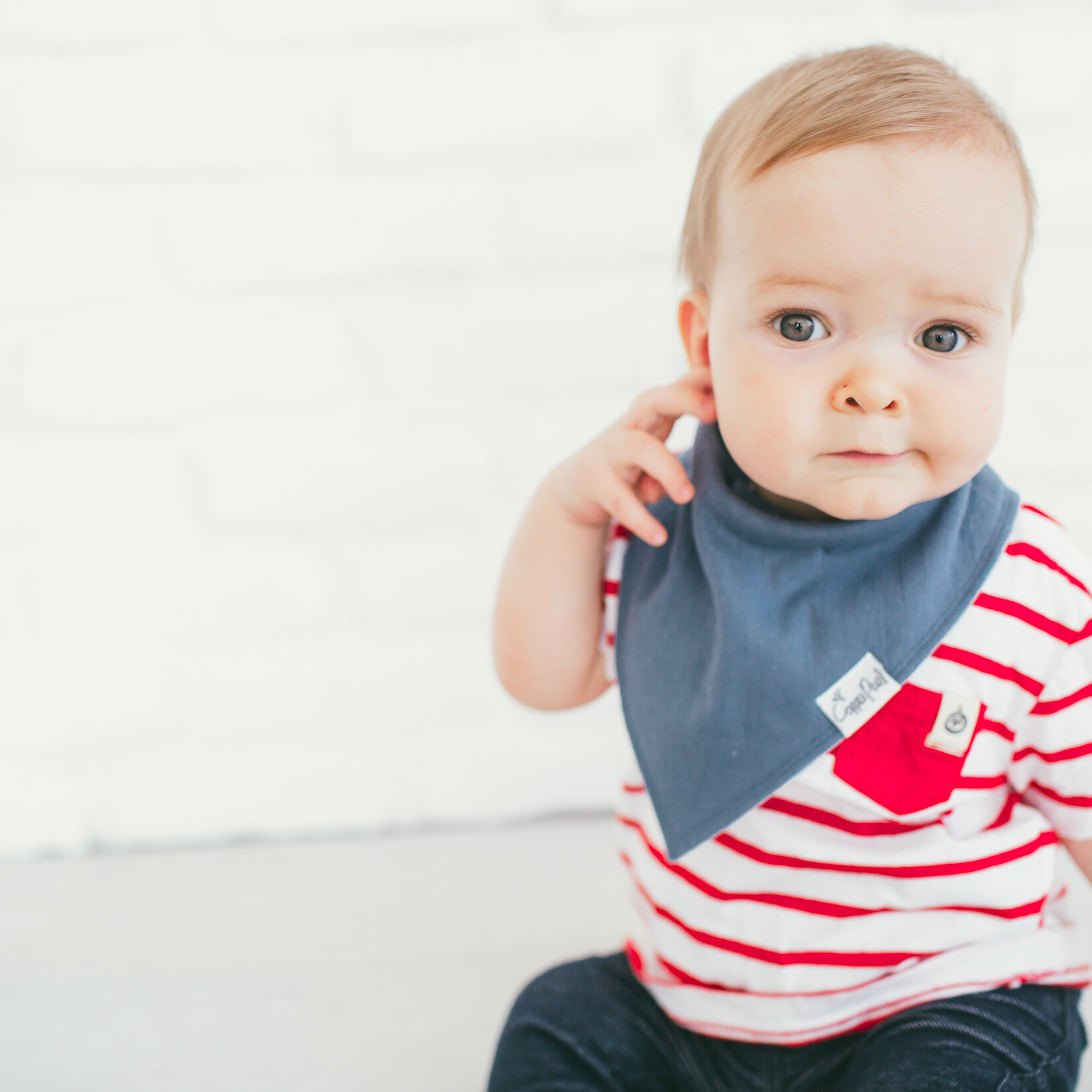 Oxford Baby Bandana Bib Set (4-pack)
