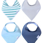 Oxford Baby Bandana Bib Set (4-pack)