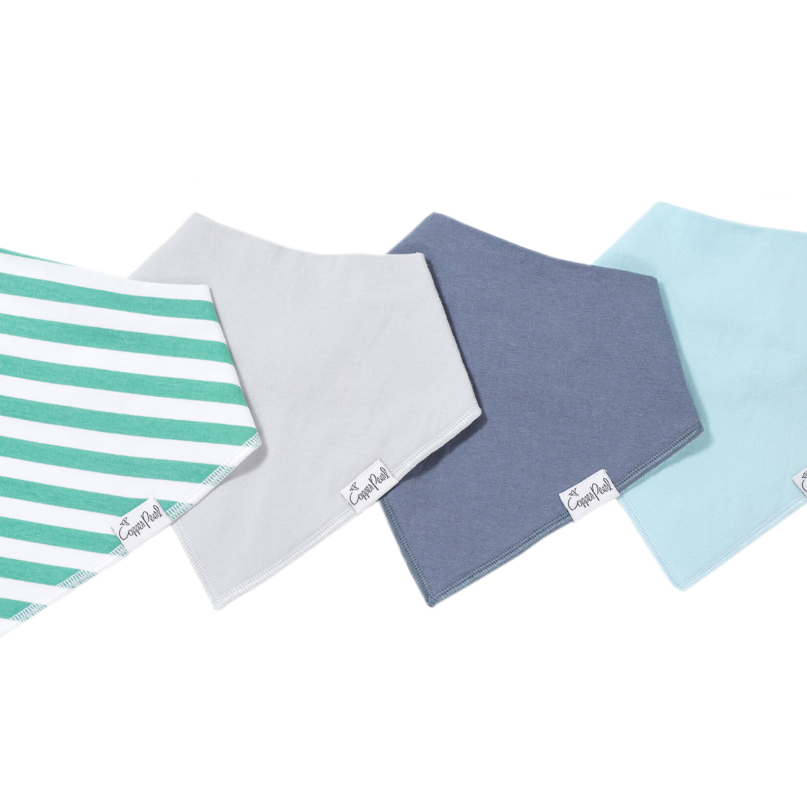 Oxford Baby Bandana Bib Set (4-pack)