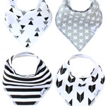 Shade Baby Bandana Bib Set (4-pack)