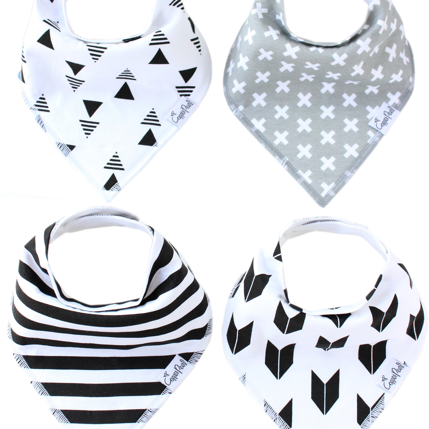 Shade Baby Bandana Bib Set (4-pack)