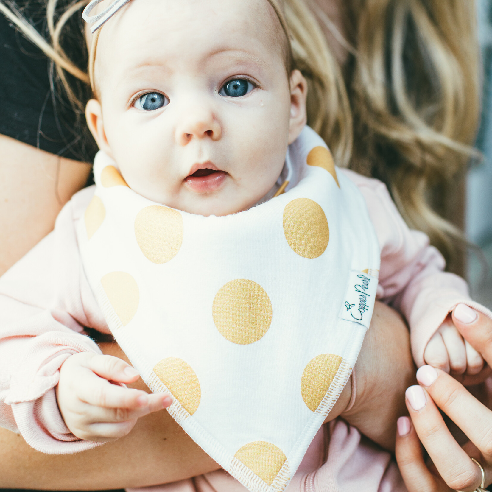 Blush Baby Bandana Bib Set (4-pack)