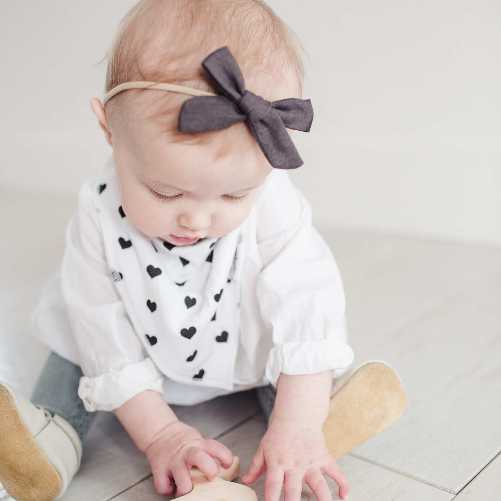 Blush Baby Bandana Bib Set (4-pack)