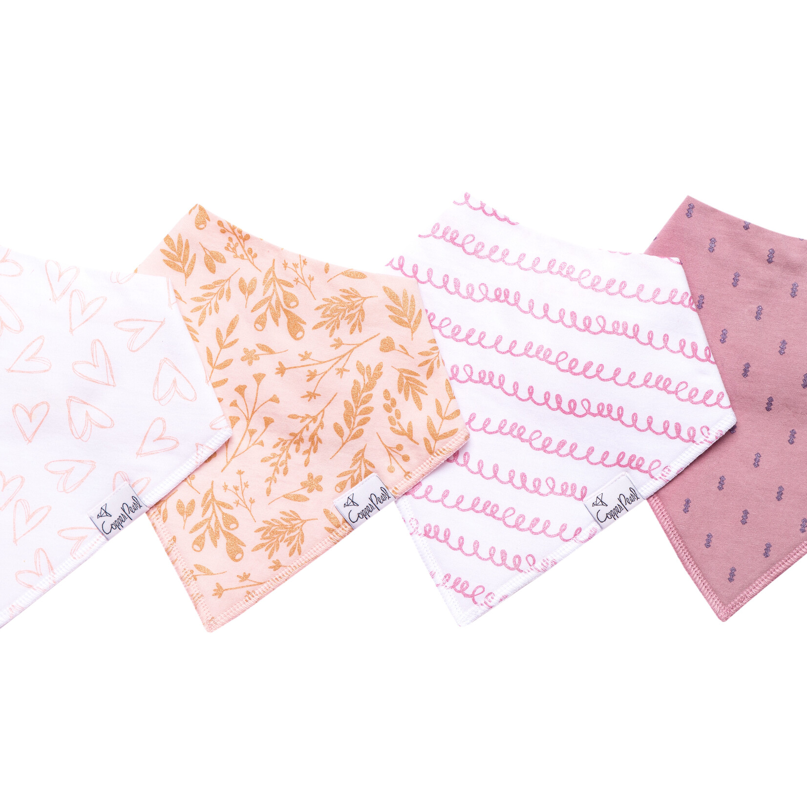 Lola Baby Bandana Bib Set (4-Pack)