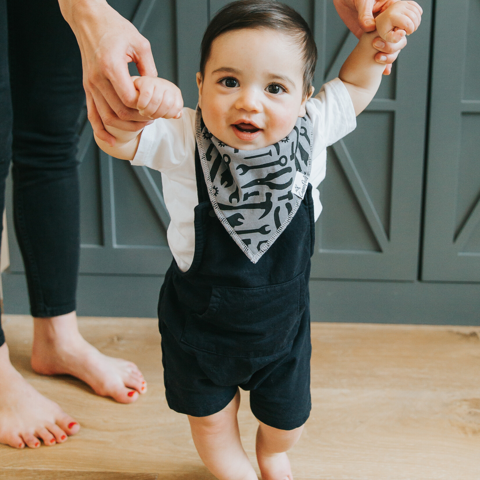 Diesel Baby Bandana Bib Set (4-pack)