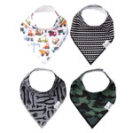 Diesel Baby Bandana Bib Set (4-pack)