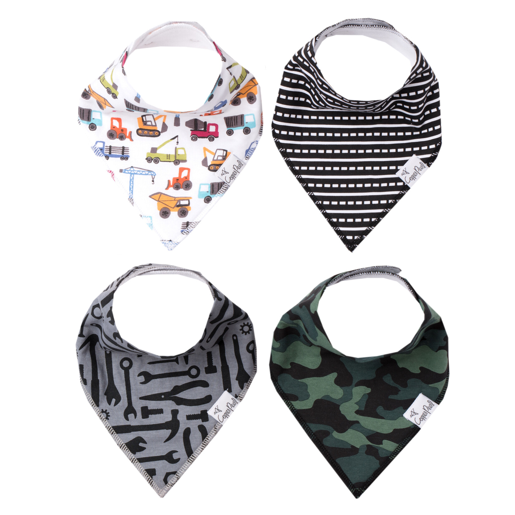 Diesel Baby Bandana Bib Set (4-pack)