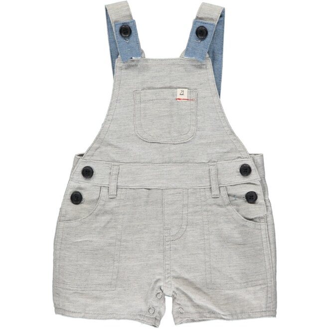 BOWLINE shortie overalls - Pale gray