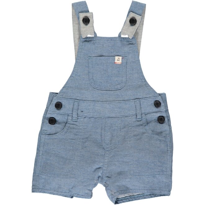 BOWLINE shortie overalls - Pale gray