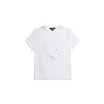 Imoga Embellished Graphic Tee - Love Cream