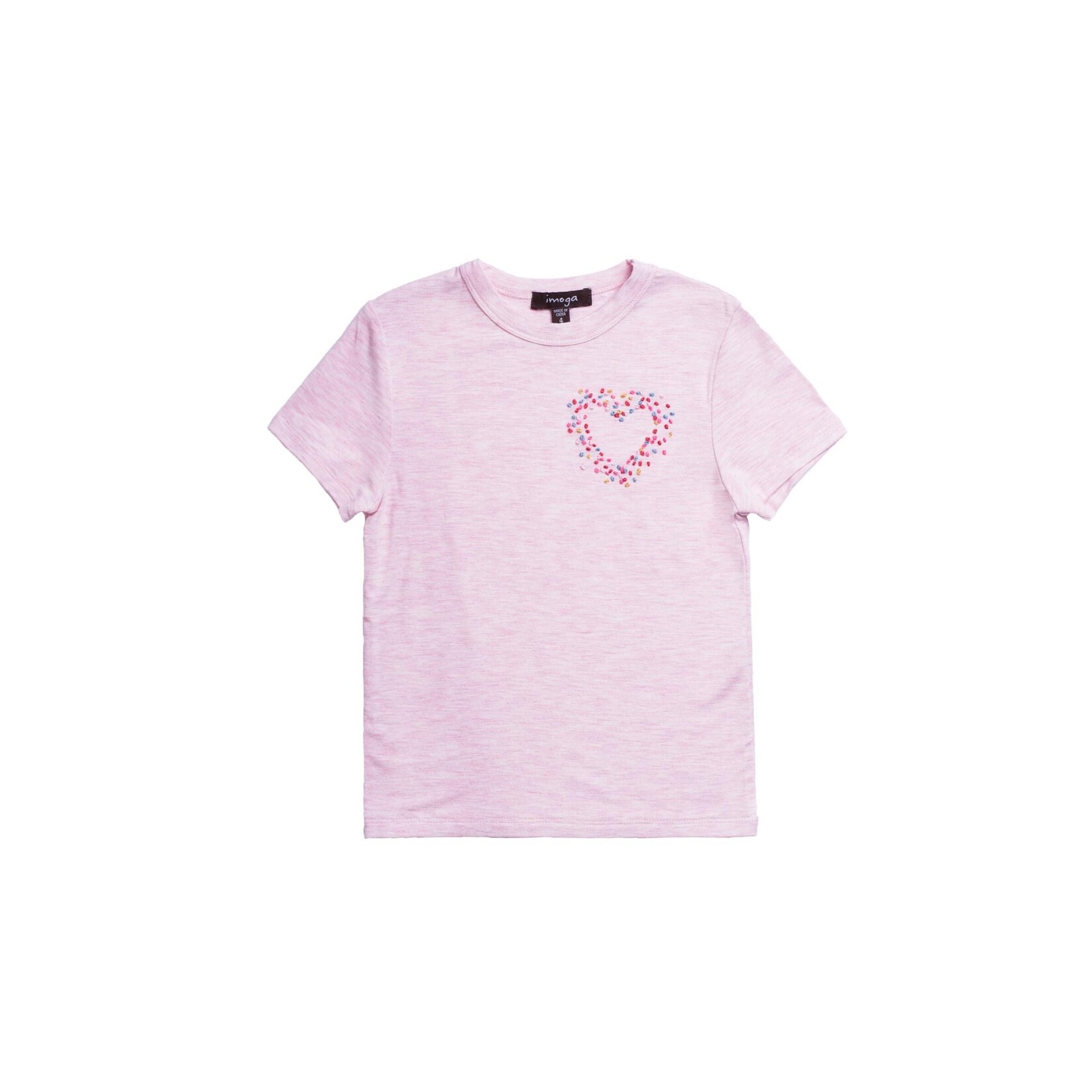 Imoga Embellished Graphic Tee - Sprinkle Puff