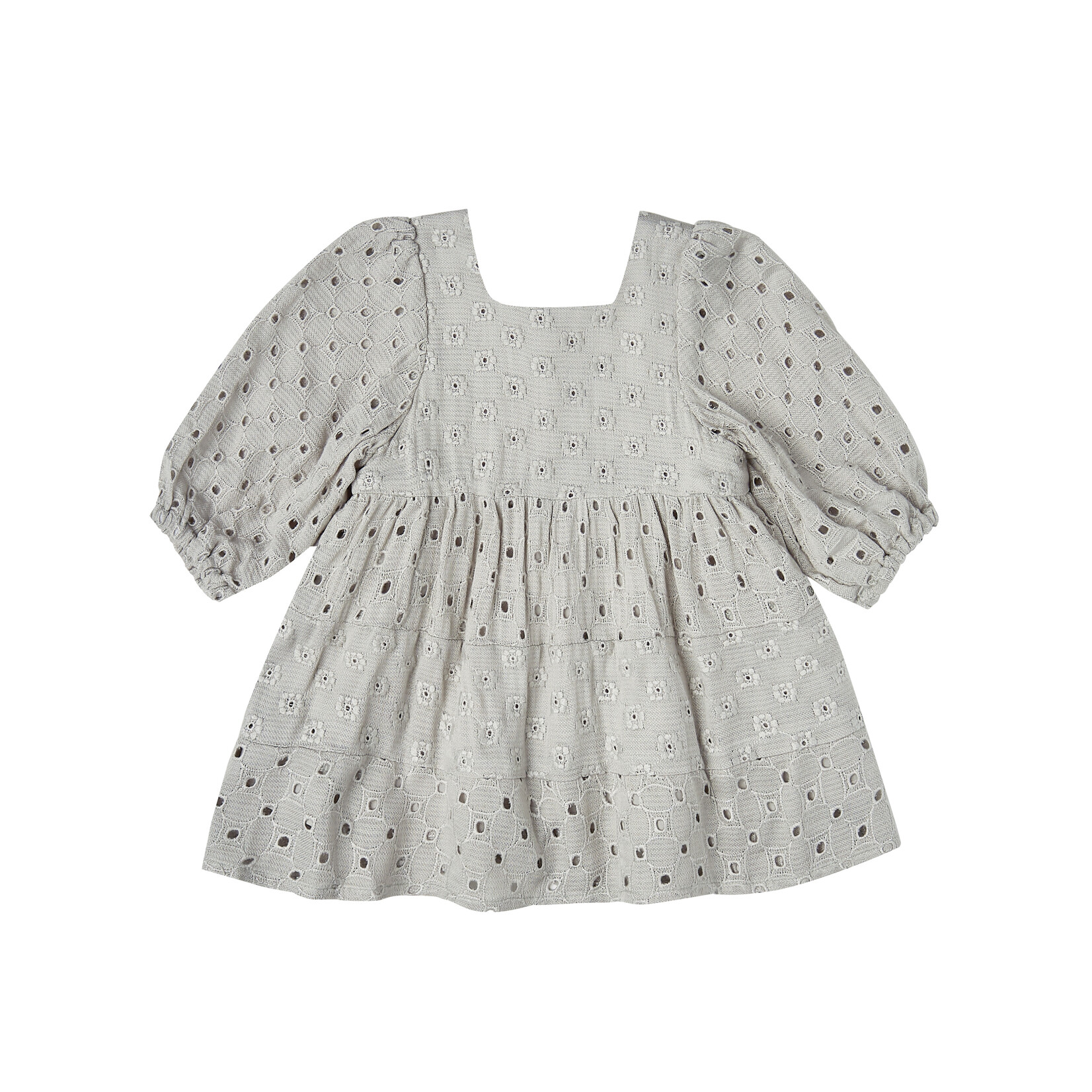 Rylee & Cru Gretta Babydoll Dress - Blue Fog