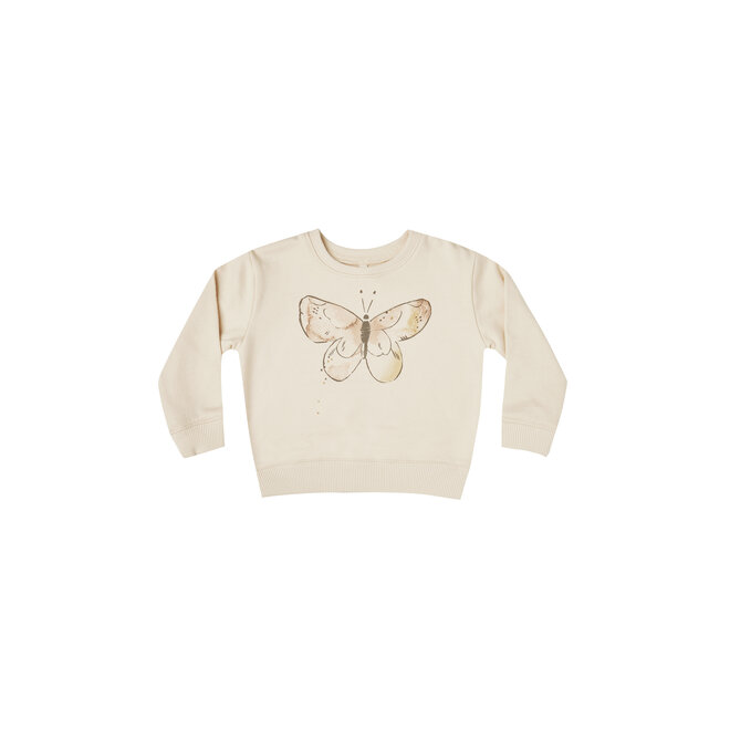 Butterfly Terry Sweatshirt - Natural