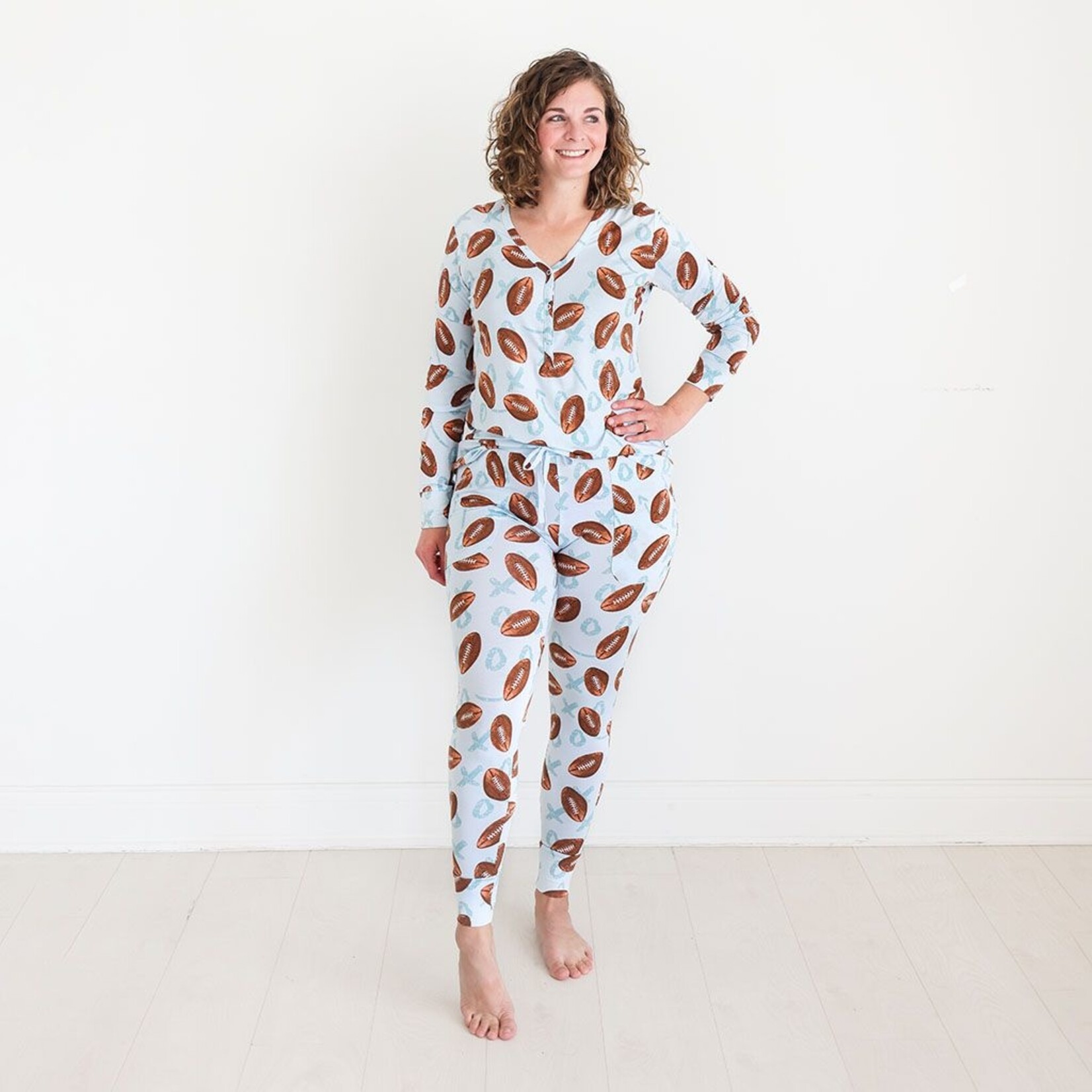 Posh Peanut Field Day - Women's Long Sleeve Pajama Set