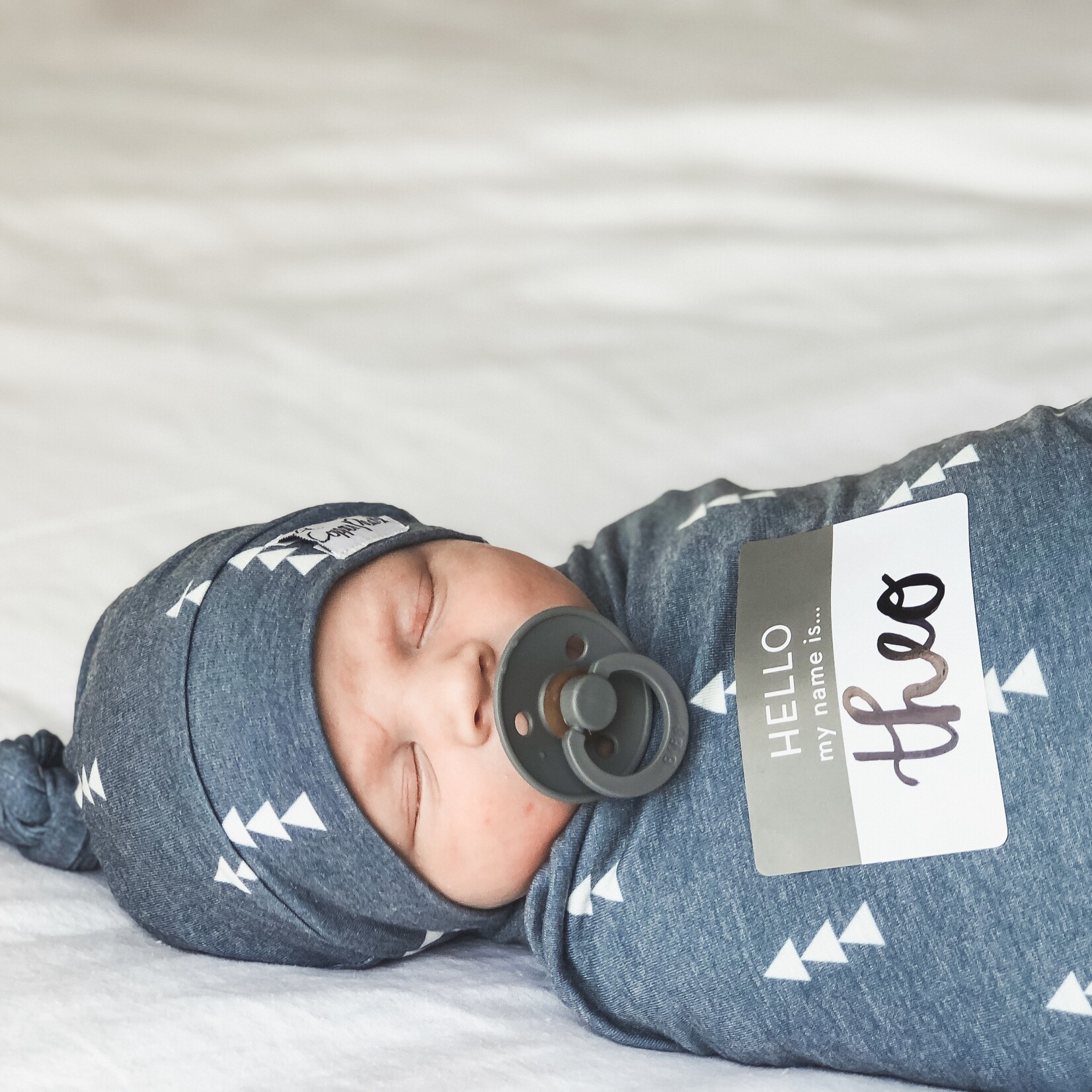 North Top Knot Hat (0-4mo)
