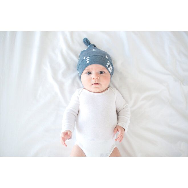 North Top Knot Hat (0-4mo)