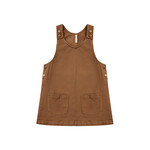 Rylee + Cru Odette Overall Dress - Rust