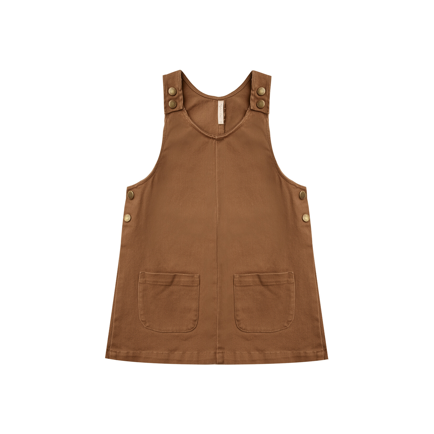 Rylee + Cru Odette Overall Dress - Rust