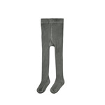 Rylee + Cru Solid Ribbed Tights - Charcoal