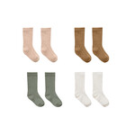 Socks Set - Ivory, Basil, Petal, Walnut