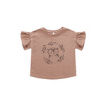 Rylee + Cru Flutter Tee - Owl