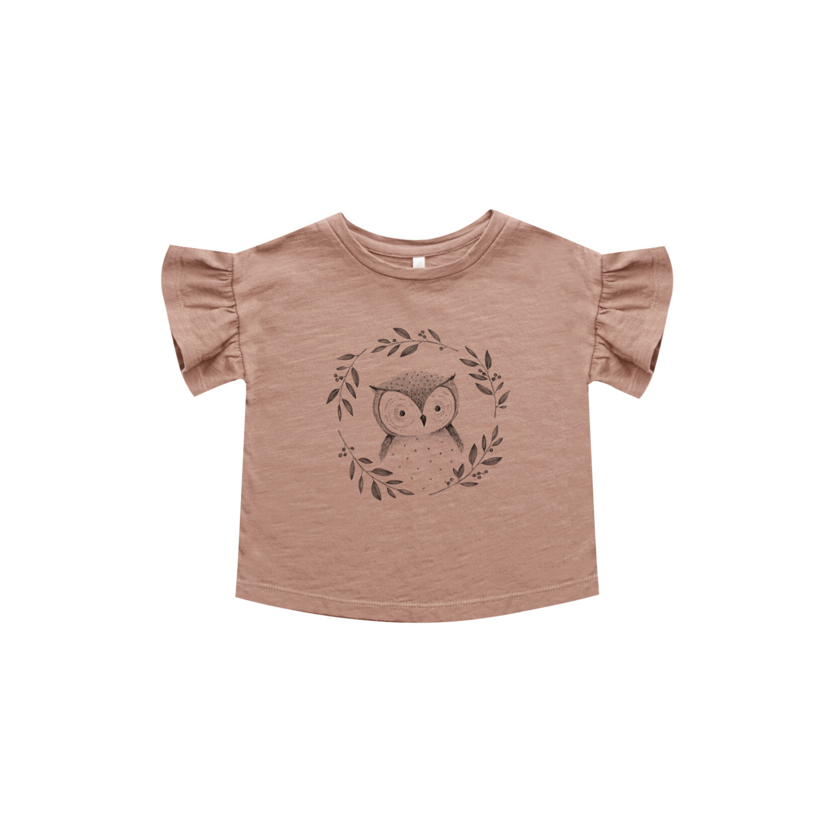Rylee + Cru Flutter Tee - Owl