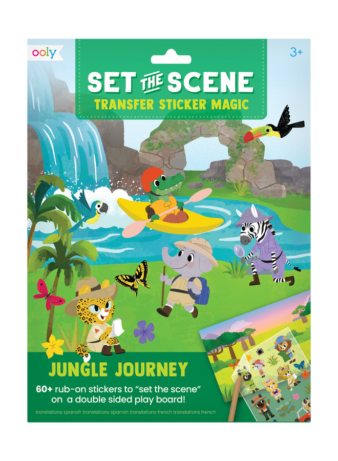 Set The Scene Transfer Stickers Magic - Jungle Journey